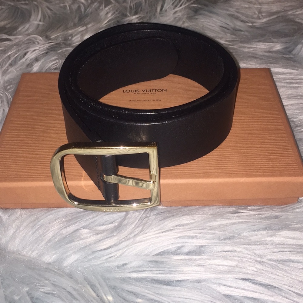 💯% Authentic Black Gucci Belt